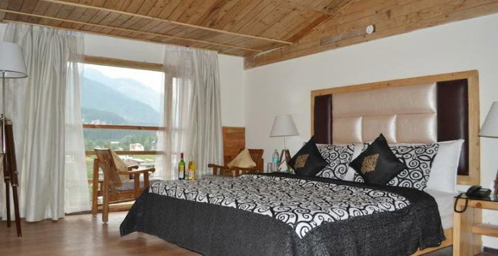 Swiss Wood Hotel Manāli Exterior foto